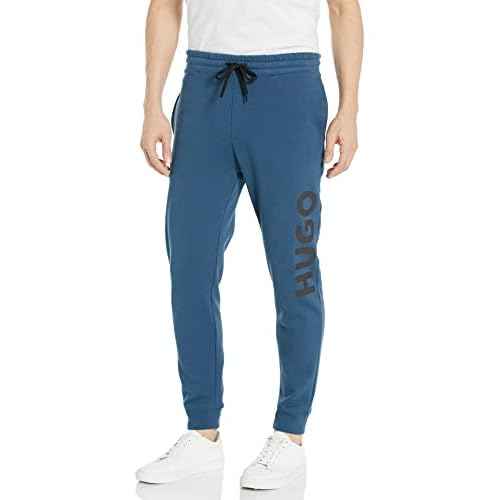 HUGO Men's Big Logo Cotton Sweatpants