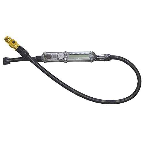 Lezyne Unisex_Adult Ersatzschlauch mit ABS FLIP Venti f?r Micro Floor Drive Pumpen Gold-gl?nzend, 1-HOSE-MFD-V1DIGI air Pump, Standard