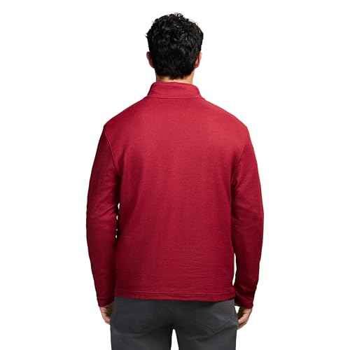 IZOD Mens Performance Comfort Quarter Zip Long Sleeve Shirt