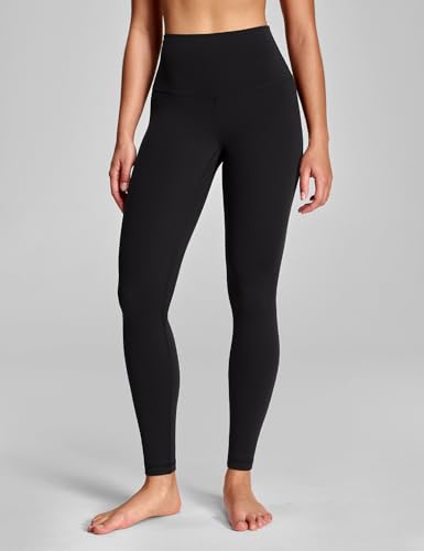 HeyNuts Luxuriously Soft Yoga Pro Leggings 28 Inches - Medium Black - Variation of Yoga Pro 2.0