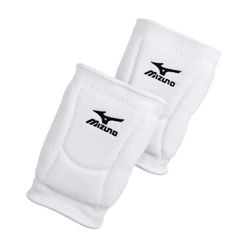 Mizuno LR6 Volleyball Knee Pad - Medium White Pair