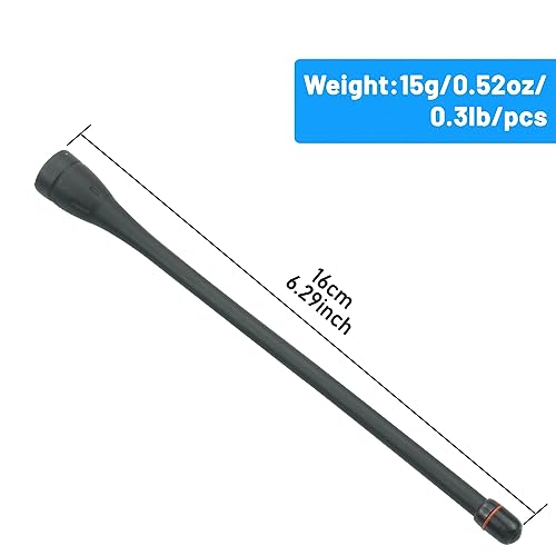 UHF 440-470MHz Antenna SMA for Icom Handheld Radios - 2 Pack