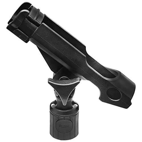 MiniPort 360° Rotatable Kayak Fishing Rod Holder with Round Base & Track Mount