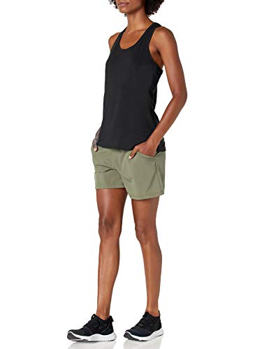 Women's Active Quick Dry Tank Top Racerback Scoop Neck Multipack - Black & Grey Camo, XL