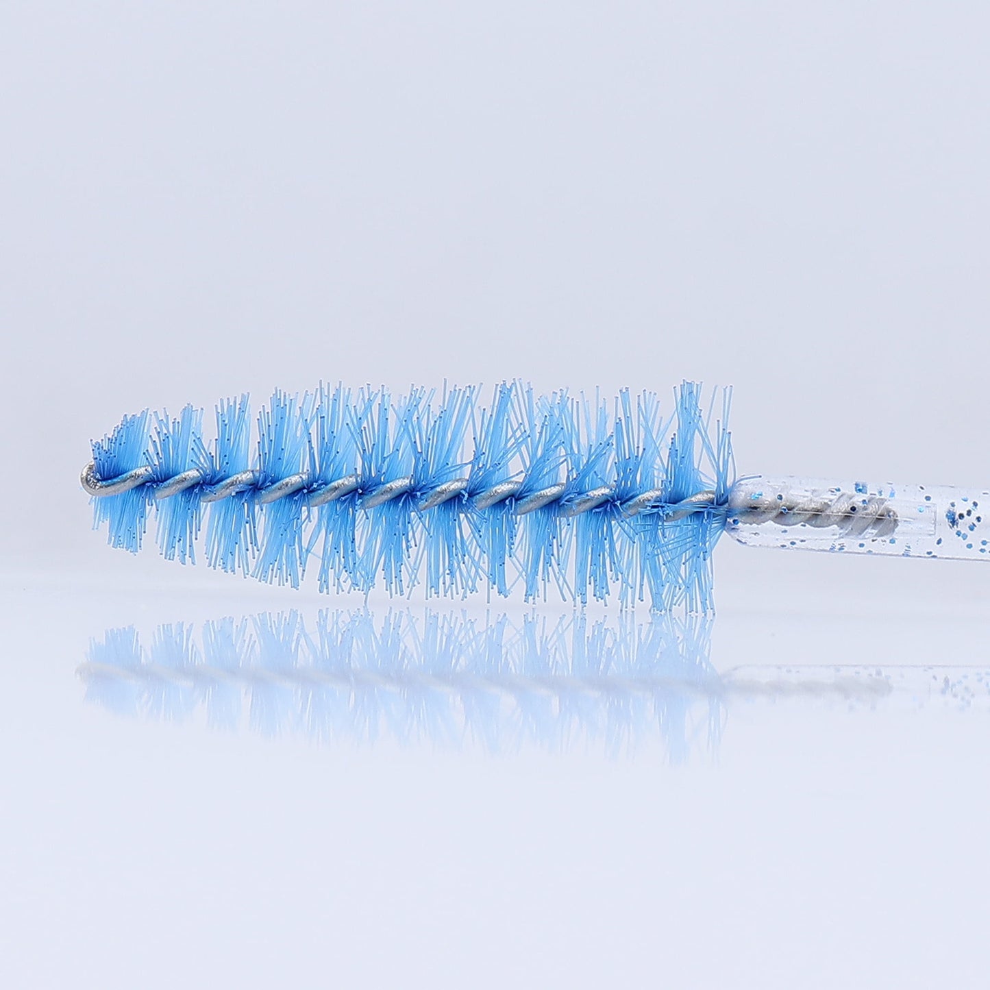 50Pcs Disposable Blue Crystal Mascara Wands | Eyelash Brushes for Makeup