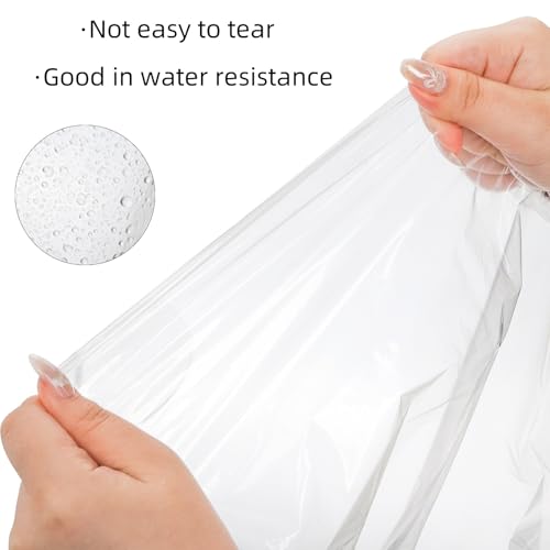 Kids Rain Poncho 20 Pack Waterproof Disposable Hooded Raincoat for Children