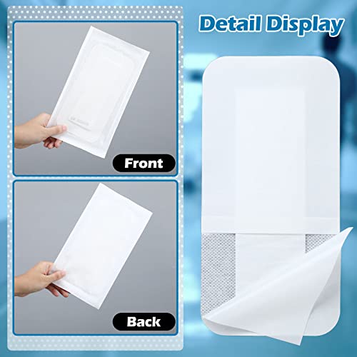 15 Pcs 4x8 Inch Adhesive Border Protective Covers with Soft Center