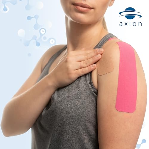 Pre-Cut Kinesiology Tapes 50 Strips Black and Pink Waterproof Skin-Friendly Elastic Sports Tape