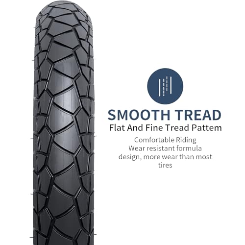 YUNSCM 2-PCS 20" E-Bike Fat Tires 20x3.0/76-406 Compatible with 20x3.0 All-Terrain Directional Tread Bicycle Tires