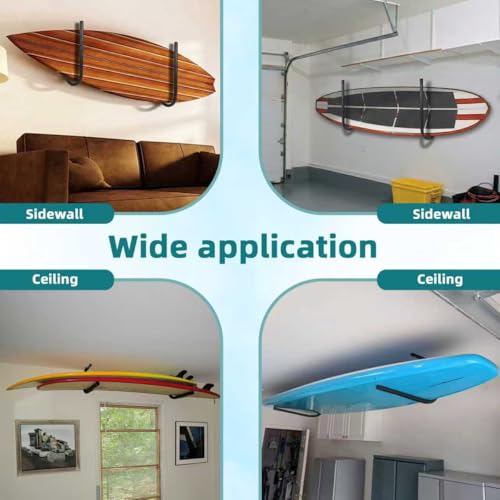 SUP Paddle Board and Kayak Wall Mount Storage Rack - 1 Set