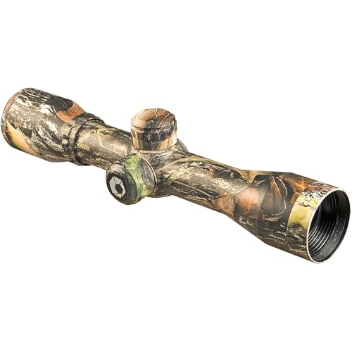 Barska 4x32mm Contour Crossbow Scope ? Multi-Point Aiming, 1-Inch Tube, Windage/Elevation Turrets, Long Eye Relief, Lightweight, Durable, for Crossbows, Deer Hunting, Target Practice