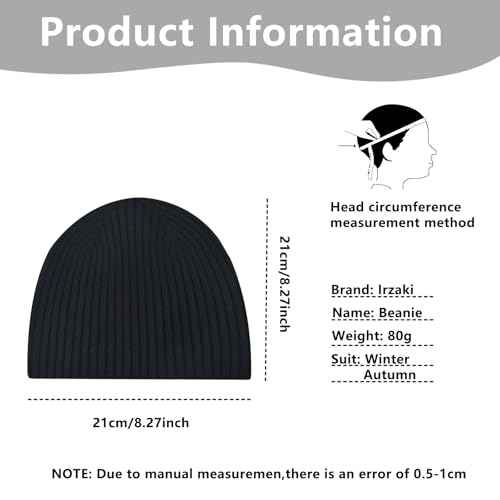Skull Cap Beanie for Men and Women Warm Winter Hats Knit Beanie Toque for Daily Use