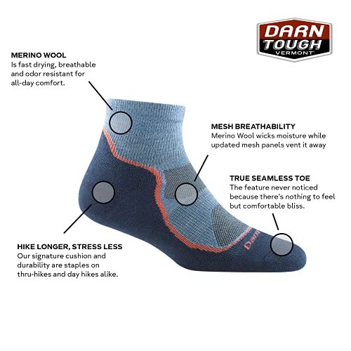 Darn Tough Women's Lightweight Cushion Hiking Socks - Medium Slate