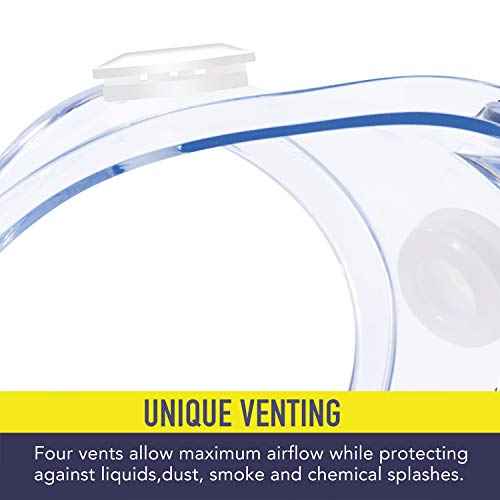 YunTuo 1 pack Anti-Fog Safety Goggles, Protective Safety Glasses, Eye Protection