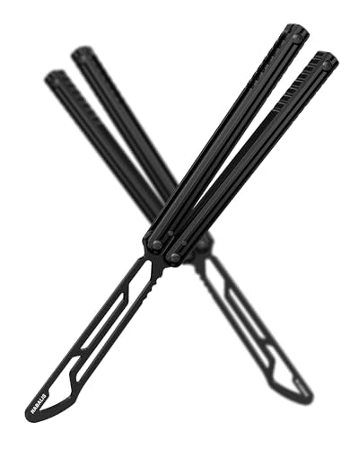 Butterfly Knife Trainer for Practice, No Sharp Edges, Lightweight Balisong