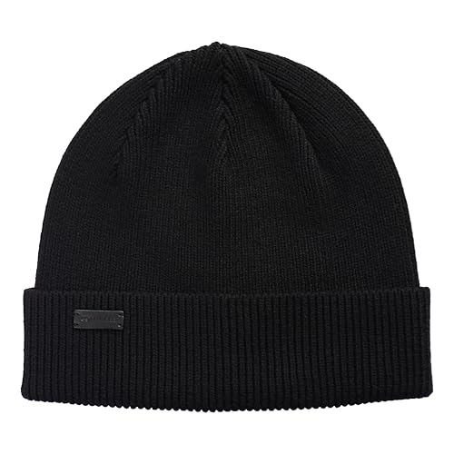Cole Haan Men's Heritage Rib Cuff Wool Beanie Hat, One Size