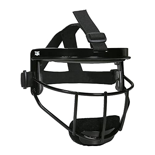 Youth Black Steel Fielder’s Wire Mask for Softball & Baseball - Defender