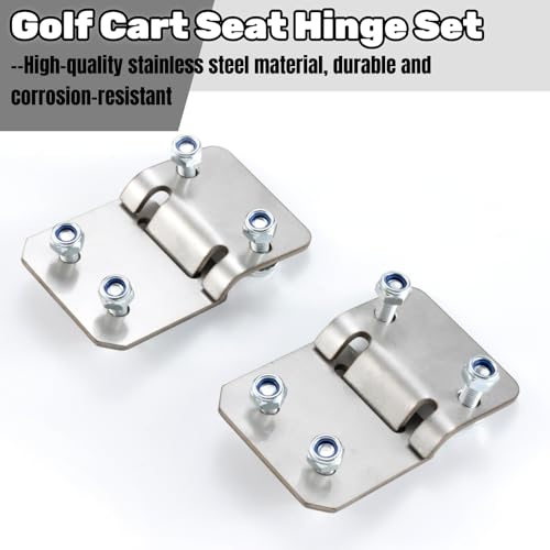 Golf Cart Seat Hinge Set for Club Car DS Electric and Gas Models