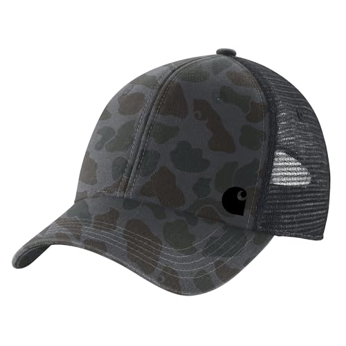 Carhartt Men's 106786 Canvas Mesh-Back Camo Cap