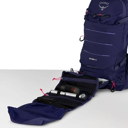 Osprey Raven 10L Women's Biking Backpack with Hydraulics Reservoir, Waterfront Blue