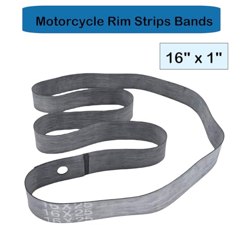 Motorcycle Rim Strips Bands 16" x 1" Tire Wheel Motorcycle Rim Strip - Protects Your Tire Tube from Spoke Nipple Punctures