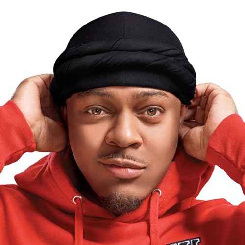 Red by Kiss Bow Wow Premium Satin Mens Turban ? Anti Breakage Moisture Retention, Stylish Soft Light Comfort Headwear
