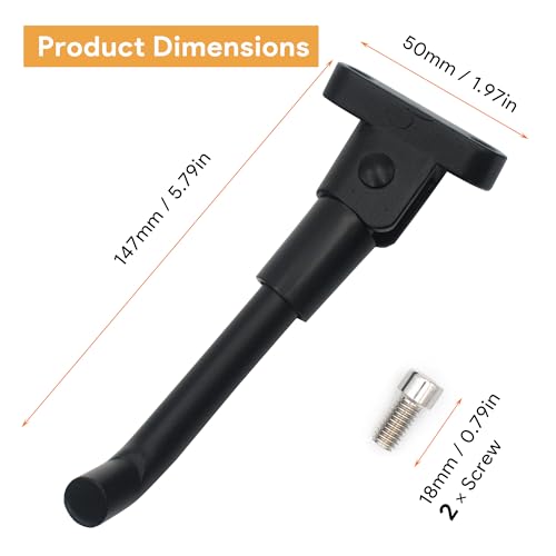 Electric Scooter Kickstand for M365 Pro 2 1S 3 Black