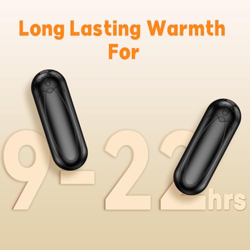 Rechargeable Hand Warmers 2 Pack with 3 Heat Levels, Portable Pocket Heaters