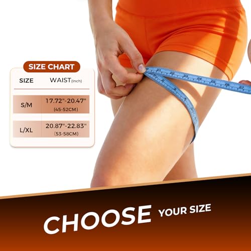Copper Leg Compression Sleeve for Men & Women L/XL Full Leg Support
