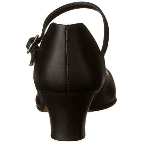 Capezio Women's Jr. Footlight Character Shoe,Black,7.5 W US