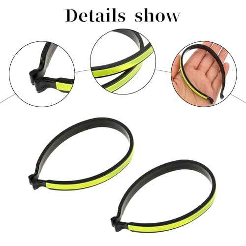 Cycling Trouser Clip, Ankle Cuffs, Outdoor Recreation Cycling Trouser Clip, Cycling Ankle Safety Band Reflective Bicycles Clip Pant Leg Cuff Clip Bikes Cycling Equipment Cycling Trouser Wrap Clip