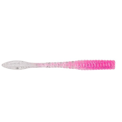 Northland Eye-Candy Jig Crawler Worm Pink Silver