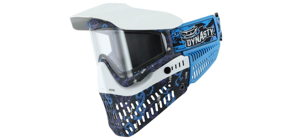 JT Spectra Dynasty LE Proflex Paintball Mask Goggle W/Clear Thermal Lens- White