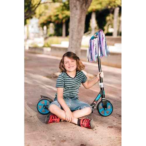 Rainbow Bike Streamers Holiday Bike Handlebar Tassels Colorful Bicycle Streamer Tassels for Bicycle Ornaments