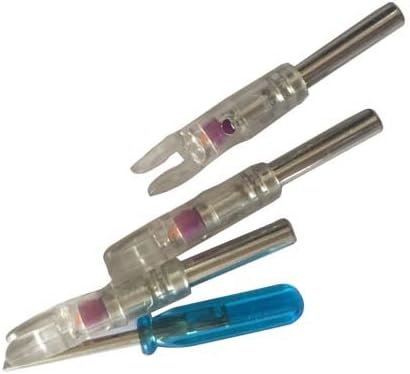 Automatically Lighted Led Nocks for Inner Diameter 6.3 mm Compound Bow Arrows GT Size Pack of 6