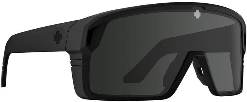 Spy Optic Monolith Sunglasses Matte Black w/Happy Grey Green Black Spectra Mirror Lens