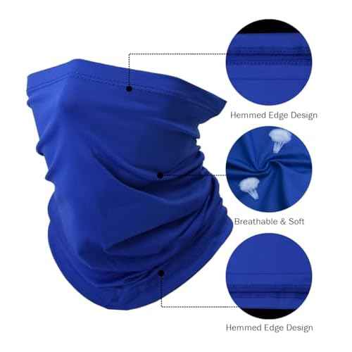 Fishing Neck Gaiter, Sun Protection Face Mask, Cooling Neck Shield Scarf Cycling Balaclava Bandana for Men and Women