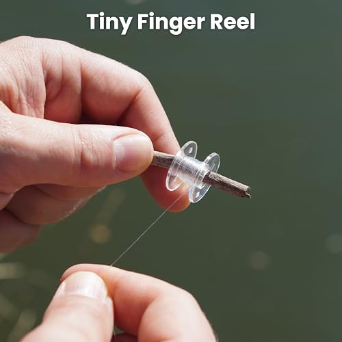 TinTackle Pro ? Compact Survival Fishing Kit with Mini Finger Reel | Ultralight Emergency Fishing Gear for Camping, Hiking & Outdoor Survival