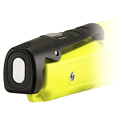 Streamlight 68795 Dualie 275-Lumen Multi-Function Intrinsically Safe Rechargeable Flashlight with Magnetic Clip and 12V DC Direct Wire, Yellow