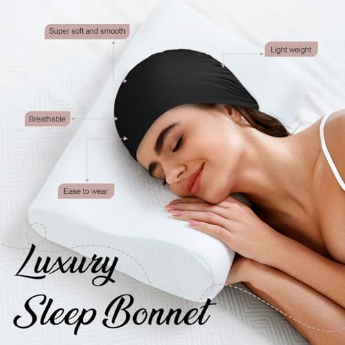 Zhengmy Soft Chemo Headwear Sleeping Cap for Women - Multiple Colors, Pack of 6