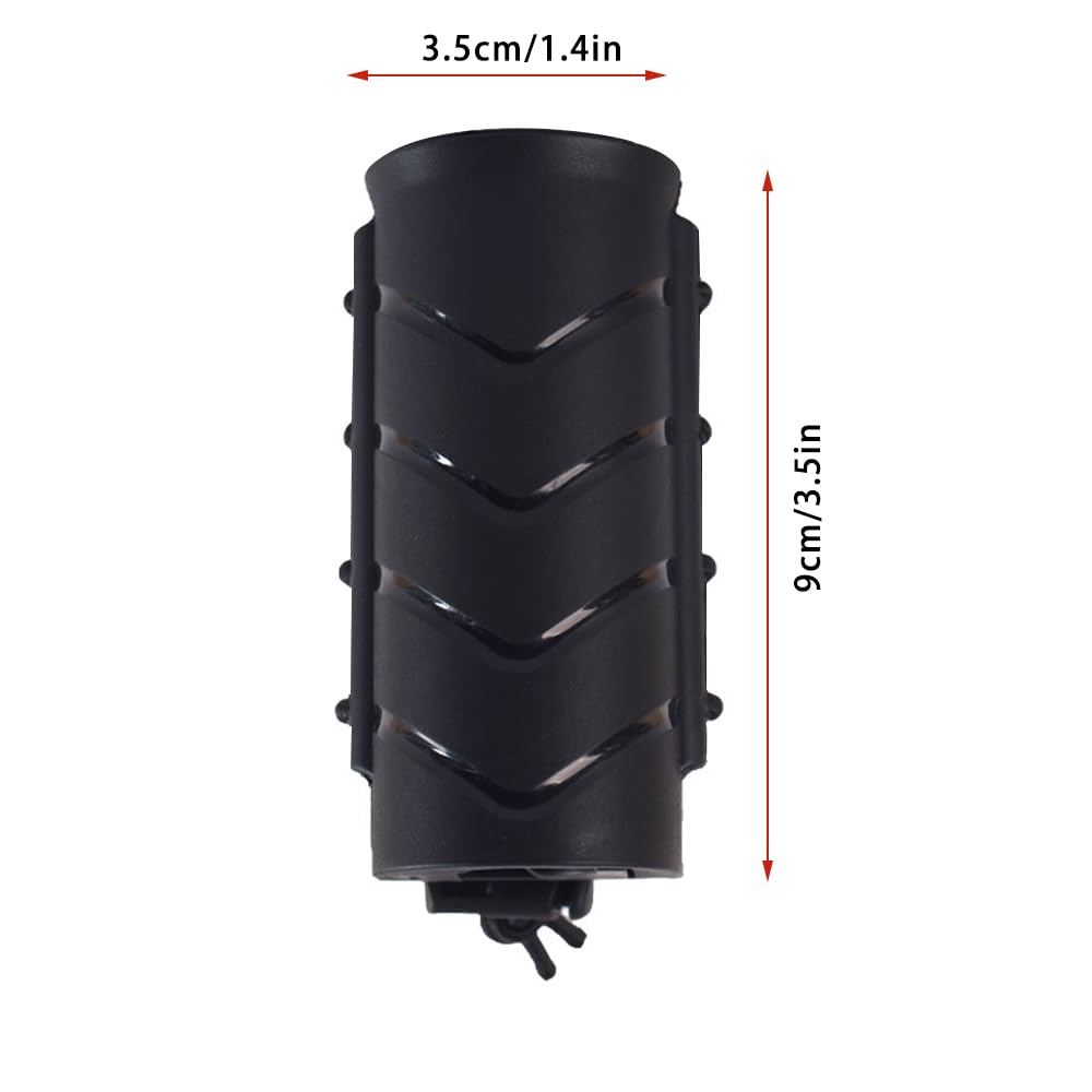 Flashlight Holder for Duty Belt Tactical MOLLE Torch Holster Rotatable Light Carry Case Pouch fit 1"-1.2" Diameter Flashlight for Police Leo Security Military
