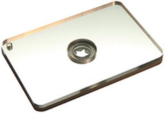 UST StarFlash Micro Signal Mirror with Compact, Lightweight Design, Targeting Star and Lanyard for Hiking, Camping, Backpacking and Emergency Situations , 1.5 x 2-Inch