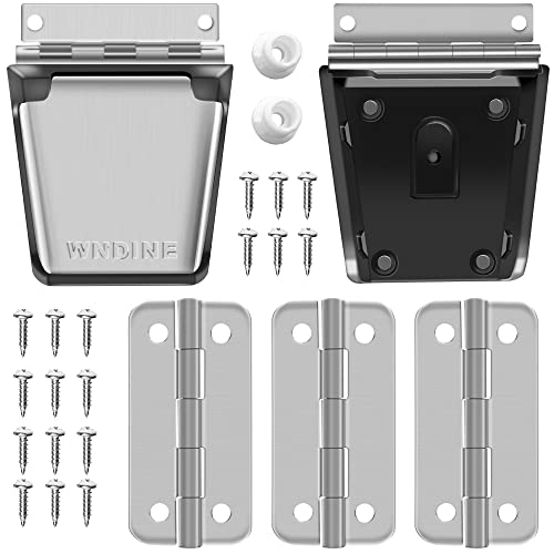 Small Stainless Steel Cooler Hinge & Latch Set Replacement Parts Kit