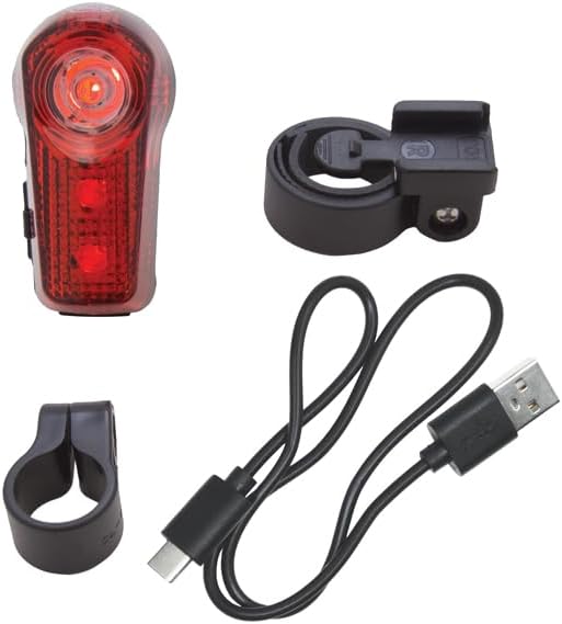 Superflash USB Bike Tail Light - Bright LED Safety Light for Cyclists