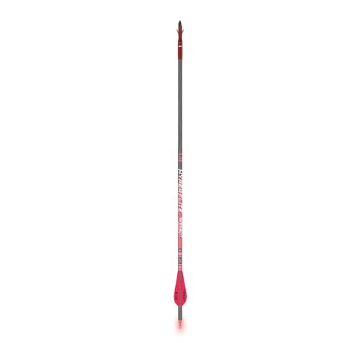Barnett Hyperflite Illuminated Crossbow Arrows, 3-Pack of Polycarbonate Half-Moon Nocks with Multi-Colored Strobe Lights, 20"