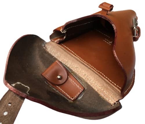 Tan Leather P08 Style Holster with Accessory Tools - Historical Reproduction