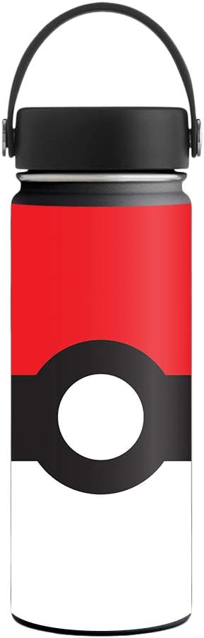MightySkins Skin Compatible with Hydro Flask 18 oz. Wide Mouth - Battle Ball | Protective, Durable, and Unique Vinyl Decal wrap Cover | Easy to Apply, Remove, and Change Styles | Made in The USA