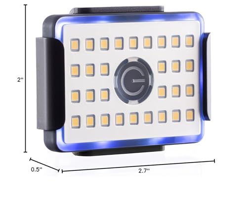 Glowstone LED Flashlights High Lumens 900lm/5600K Output – Powerful Small Flashlight, Rechargeable Portable Durable Torch, IP69K Waterproof, Drop-Proof 5m, Outdoor Camping Emergency Use - No Charger