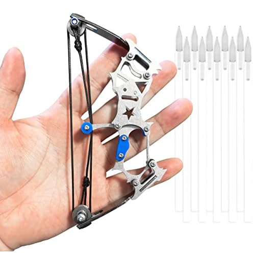 Archery Bow Set Left and Right Hand Compound Bow Hunting Bow Metal Material Catapult RH/LH for Practice Archery
