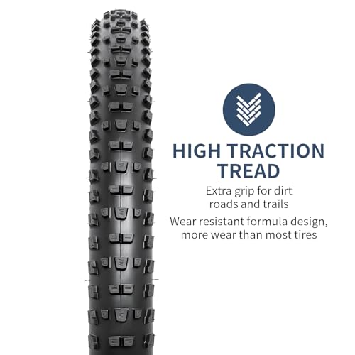 Mountain Bike Tires 26x2.25 Folding 2-Pack Black - Off-Road MTB Replacement Tyres